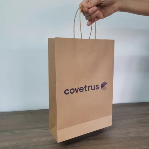 Covetrus — sacola kraft